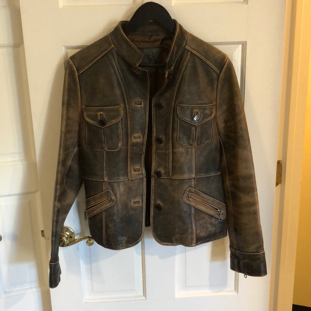 Ck Leather Jacket - image 1